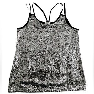 Women’s Strapped Sequin Top NWT